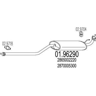 Глушник MTS 01.96290