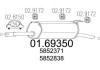 Задняя часть выхлопной системы (Глушитель). MTS 01.69350 (фото 1)