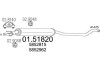 Середня частина вихлопної системи (Резонатор) MTS 01.51820 (фото 1)