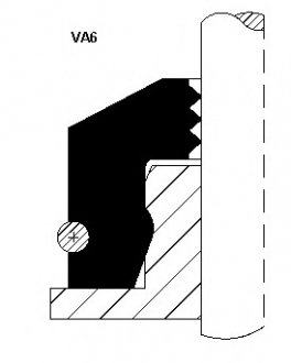 Кільце ущільнювача, стрижень клапана CORTECO 12015876 (фото 1)