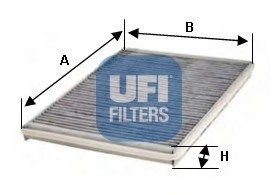 Фільтр, повітря у внутрішній простір UFI 54.102.00