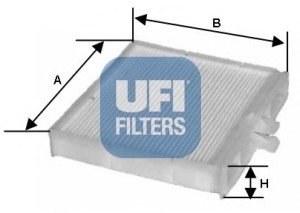 Фильтр салона UFI 53.106.00 (фото 1)