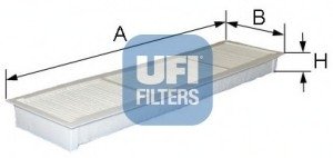 Фільтр, повітря у внутрішній простір UFI 53.101.00 (фото 1)