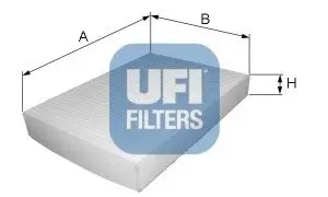 Фильтр салона UFI 53.011.00 (фото 1)