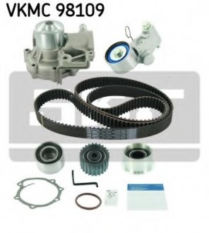 Комплект ремня ГРМ + водяной насос SKF VKMC 98109 (фото 1)