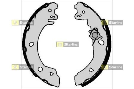 Тормозные колодки STARLINE BC 05770 (фото 1)