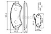 Гальмівні колодки, дискові BOSCH 0 986 494 580 (фото 1)