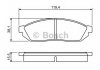 Тормозные колодки дисковые, к-кт. BOSCH 0 986 494 208 (фото 1)