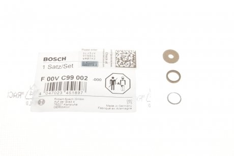 Монтажный комплект форсунки BOSCH F 00V C99 002 (фото 1)