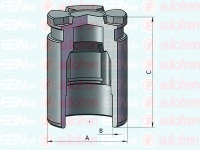 Елементи гальмівного супорта (Поршень) (SEIN) AUTOFREN D0 25542