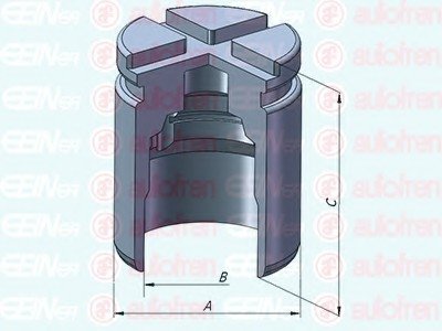 Поршень AUTOFREN D0 25529 (фото 1)