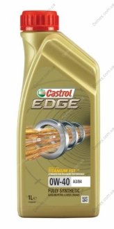 Моторное масло EDGE 0W-40 1л CASTROL 0W40 E A3/B4 1L (фото 1)