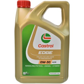 Моторна олива EDGE A5/B5 0W-30 синтетична 4 л CASTROL 0W30 E A5/B5 4L