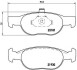 Тормозные колодки BREMBO P23 125 (фото 1)