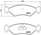 Тормозные колодки BREMBO P24 044 (фото 1)