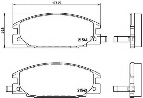 Тормозные колодки BREMBO P59 015