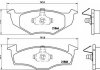 Гальмівні колодки дискові BREMBO P85 031 (фото 1)