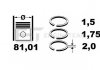 Комплект кілець на поршень ET ENGINETEAM R1005100 (фото 1)
