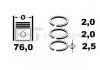 Комплект кілець на поршень ET ENGINETEAM R1004400 (фото 1)