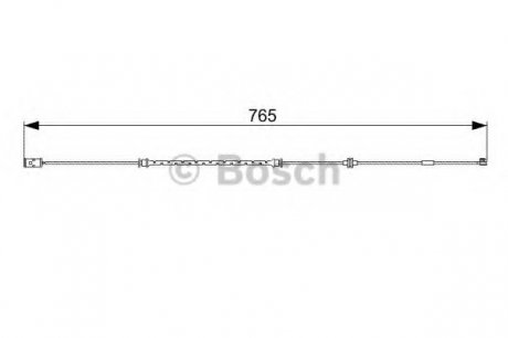 Датчик износа тормозных колодок BOSCH 1987473018 (фото 1)
