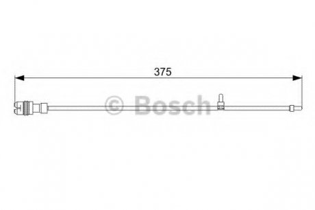 Датчик зносу гальмівних колодок 1 987 473 035 BOSCH 1987473035 (фото 1)