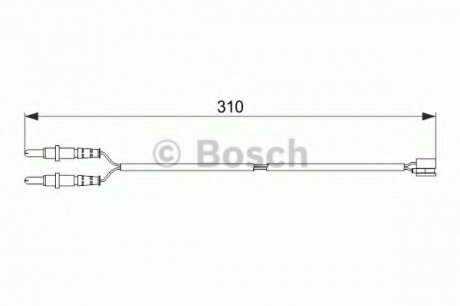 Датчик износа тормозных колодок BOSCH 1987474519 (фото 1)
