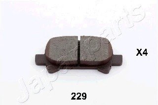 Тормозные колодки JAPANPARTS PP-229AF (фото 1)