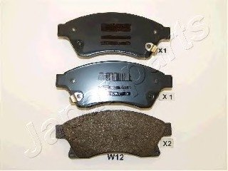 Гальмівні колодки JAPANPARTS PA-W12AF (фото 1)