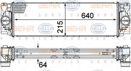 Радіатор HELLA 8ML 376 777-391