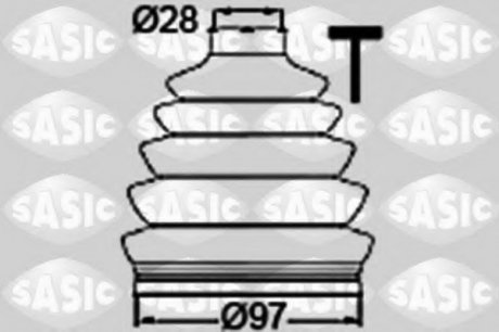 Комплект пылника приводного вала SASIC 1906061 (фото 1)