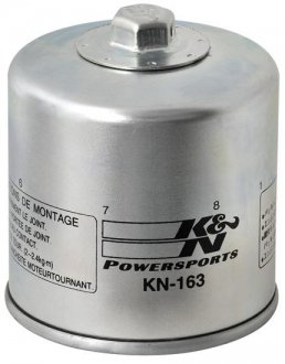 Масляний фільтр MOTO K&N Filters KN-163 (фото 1)