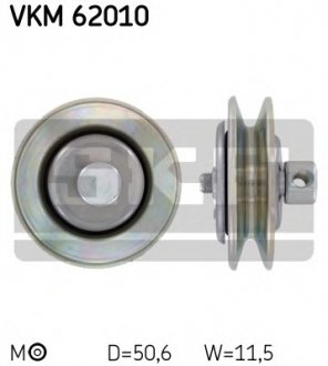 Натяжной ролик, клиновой ремень SKF VKM 62010 (фото 1)