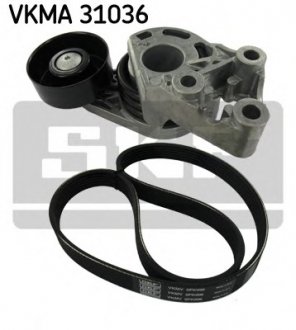Поликлиновой ремень комплект SKF VKMA 31036