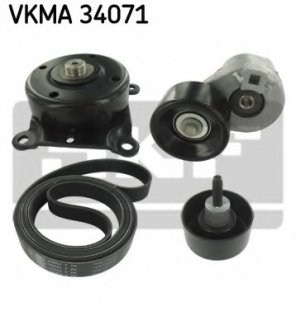 Поликлиновой ремень комплект SKF VKMA 34071