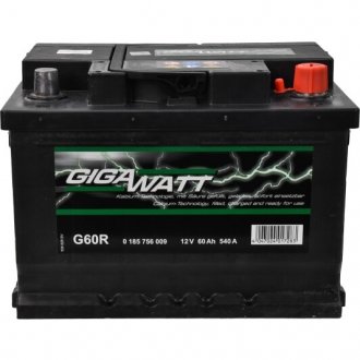 Акумулятор 6 CT-60-R GIGAWATT 0185756009 (фото 1)