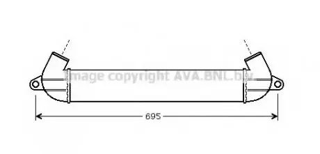 Фото запчастини Інтеркулер AVA FT 4271 Інтеркулер AVA FT 4271