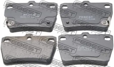 Колодки гальмівні задні TOYOTA RAV4 FEBEST 0101-ACA20R