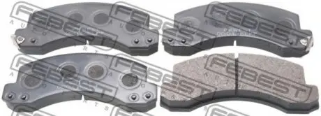 КОЛОДКИ ТОРМОЗНЫЕ ПЕРЕДНИЕ FEBEST 0601-ELFF