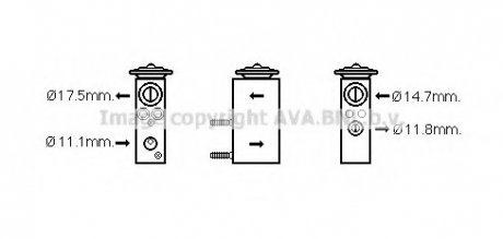 Клапан кондиционера AVA FD 1462