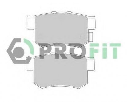 Колодки гальмівні дискові PR PROFIT 5000-0956 (фото 1)