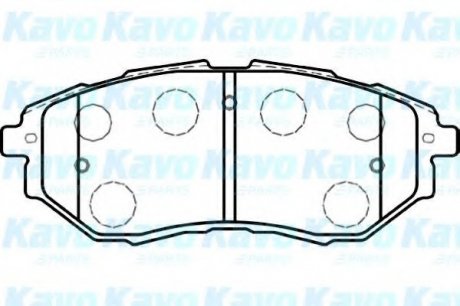 Тормозные колодки KAVO KAVO PARTS BP-8020 (фото 1)