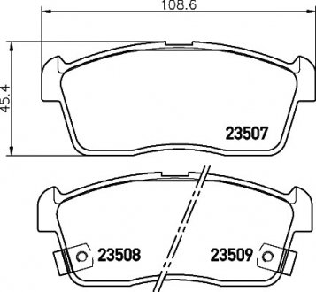 Тормозные колодки TEXTAR 2350701