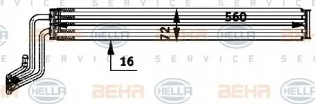 Радиатор HELLA 8MO 376 726-281