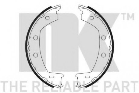 Колодки ручного тормоза NK 2740768