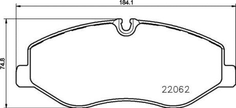 Гальмівні колодки дискові P50 129 BREMBO P50129