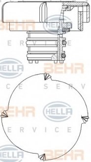 Крышка радиатора HELLA 8MY 376 743-451 (фото 1)