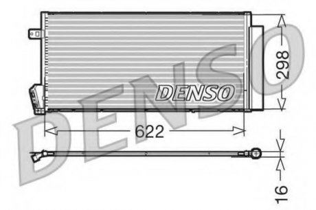 Радіатор кондиціонера DENSO DCN09018