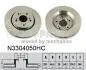Тормозной диск NIPPARTS N3304050HC (фото 1)