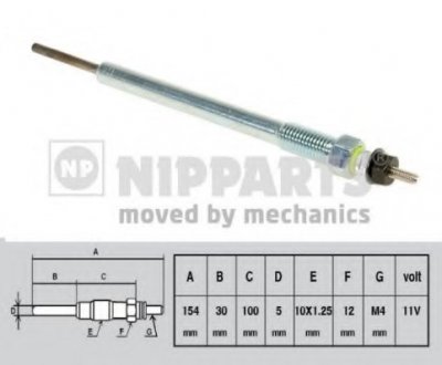 Свічка розжарювання NIPPARTS J5710302