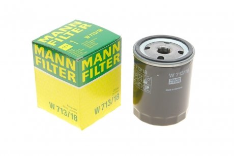 Масляний фільтр MANN W713/18 MANN (Манн) W 713/18